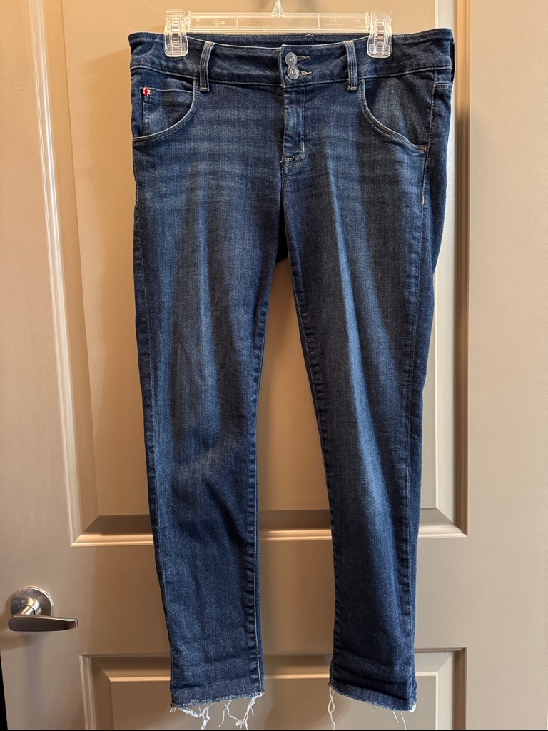 Hudson Collin Dark Skinny Ankle Jeans